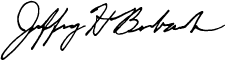 (Jeff Burbank Signature)